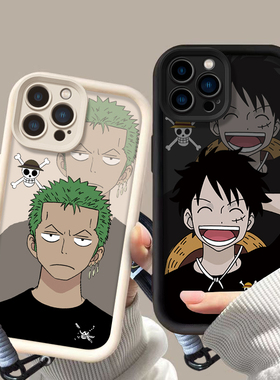 适用于oppo a9手机壳海贼王路飞ooppa36索隆潮牌0ppoa11硅胶a58保护套opop a93s个性卡通男女a2pro情侣纯色a1