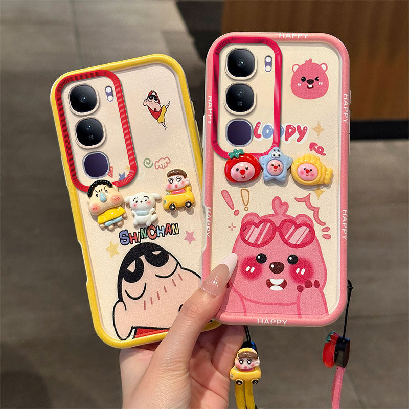 蜡笔小新适用vivoV40Lite手机壳时尚潮少女v40se海绵宝宝vico v4o卡通日韩女vovov40se保护套新款vlvov40个性