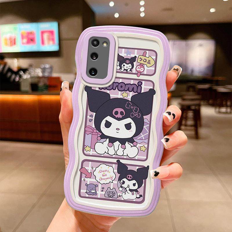 三星S20硅胶可爱卡通波浪纹软壳