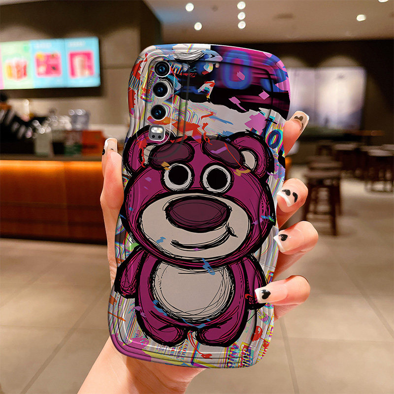 适用华为P30手机壳个性学生ELE-AL00日韩男女潮huawei p30pro保护套ins风高颜值VOG-AL00硅胶卡通时尚p3opro