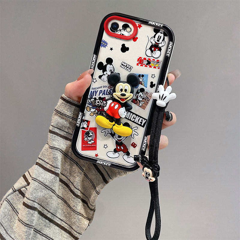 库洛米适用苹果6手机壳米奇iphone6plus时尚男女pg6s叮当ihpone6sPlus卡通可爱女apple美乐蒂iphome6新款手绳