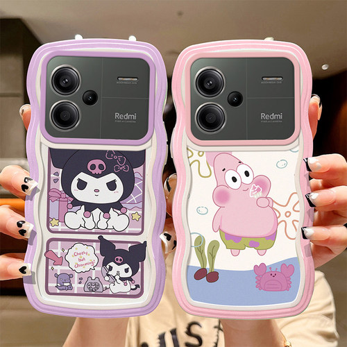 适用于红米NOTE13手机壳个性可爱少女redmi note13pro+保护套nite13pro硅胶卡通库洛米nota13搞怪学生n0te13