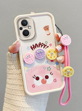 适用OPPOReno7Lite手机壳软硅胶reno8lite/7lite时尚男女opopreno8z保护套煤球卡通oppireon7z趣味可爱女remo