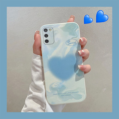 适用于三星A02S手机套简约创意爱心samsung a02s保护套网红软硅胶galaxy a02s手机壳个性男女全包边ao2s软壳