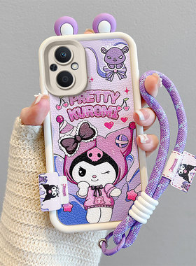 适用OPPOF21sPro手机壳时尚潮女款F21Pro5G硅胶可爱少女0ppo f21por小羊皮保护套oppi f21spro时尚外壳oppi