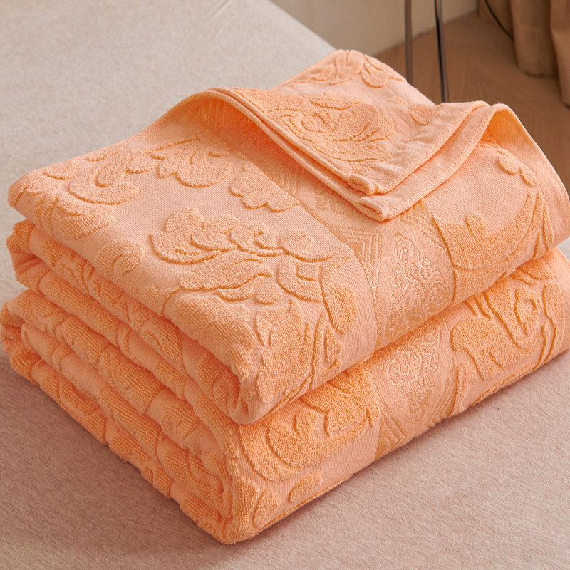 上海老牌纯棉老式毛巾被夏季盖毯子午睡被子80年代怀旧全棉毛巾毯