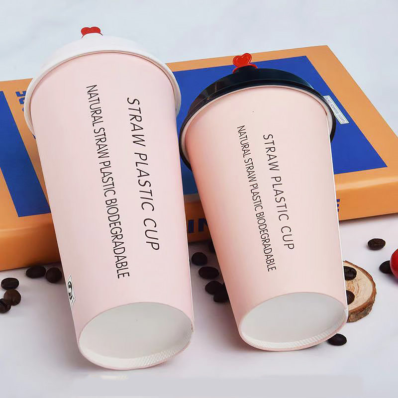 Sakura Pink Paper Cups: Cute Disposable Drinkware for Milk Tea - Product image 4