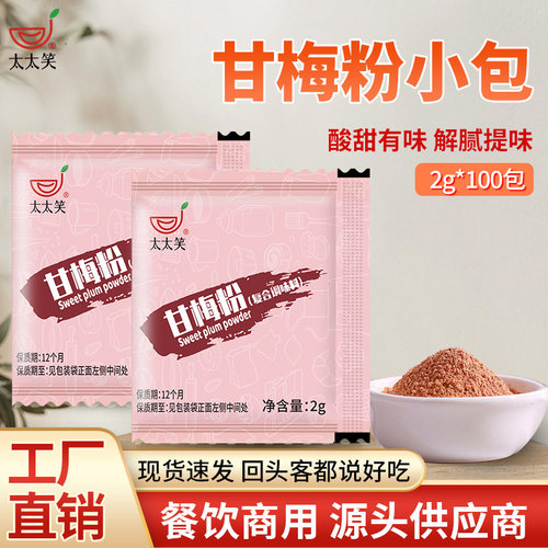 甘梅粉小包装商用炸鸡调料100包