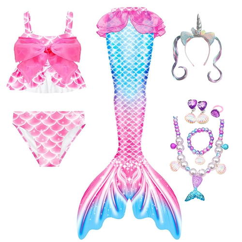 Зимний наряд маленькой принцессы, юбка, купальник для тренировок, крой «рыбий хвост»