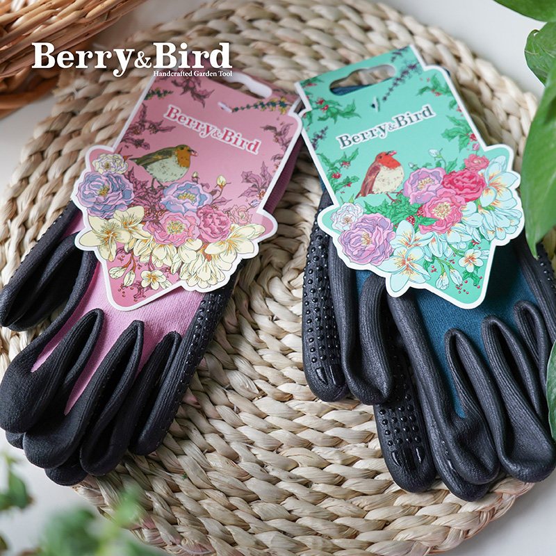 BerryBird花园种植手套插花园艺防刺防玫瑰花刺花英国bb园艺工具