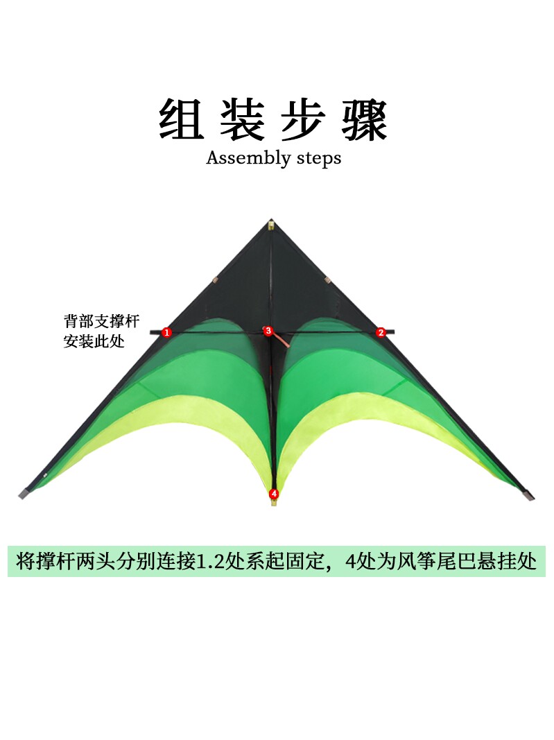 潍坊2022新款草原风筝大型超大成人高档网红大人专用儿童长尾好飞