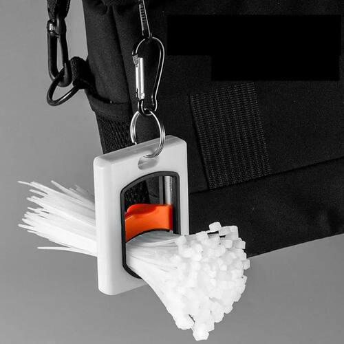 Square Cable Tie Organizer Fluorescent Cable Tie Organizer P