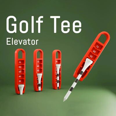 New Cross-Border Creative Golf Tee Lifter 3D Printed Ornamen