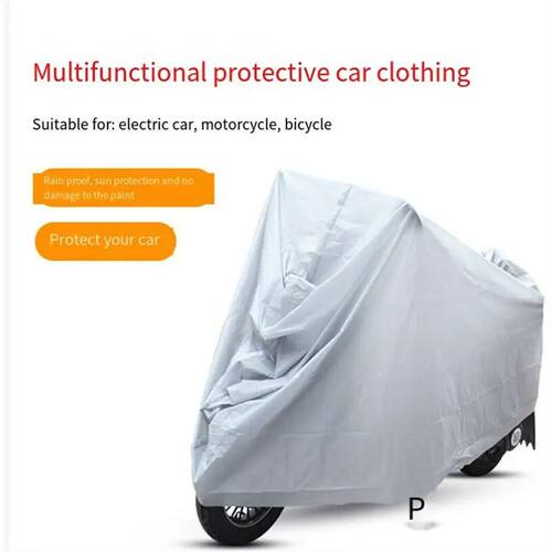 S M L XL Silver Rainproof Car Clothing Bicycle Motorcycle Pr