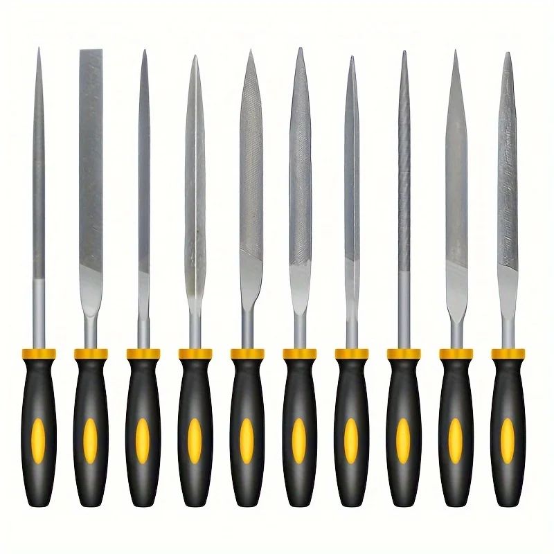 Premium Needle File Set - High-Carbon Steel Files with Non-S