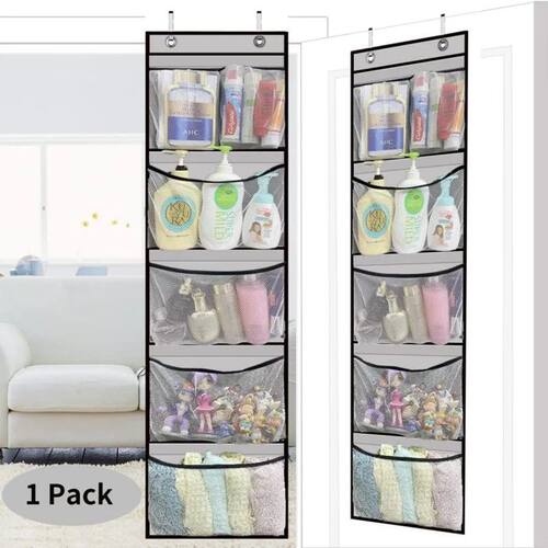 Over The Door Organizer with 5 Large Pockets Hanging Storage
