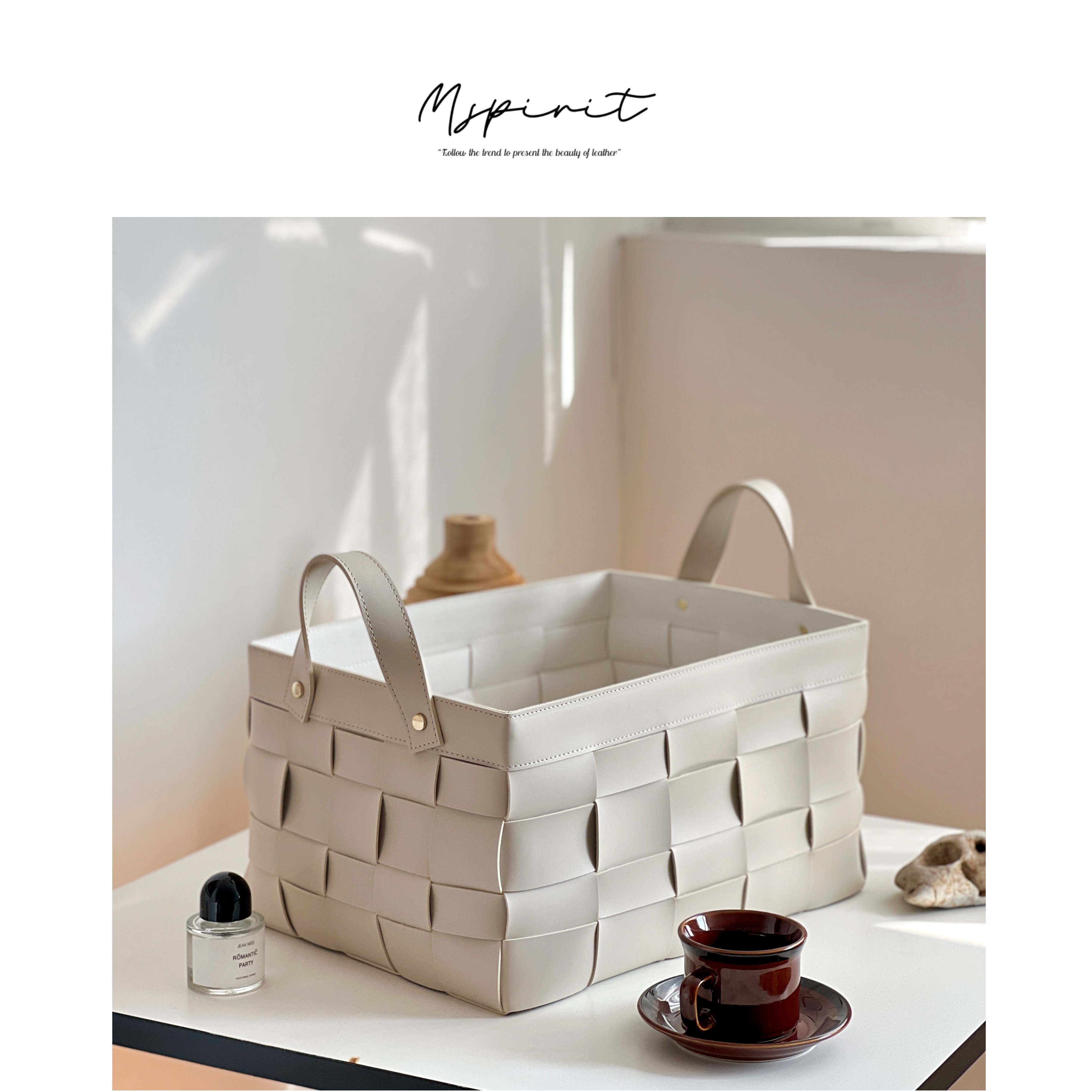 美式简约卧室家用收纳筐北欧