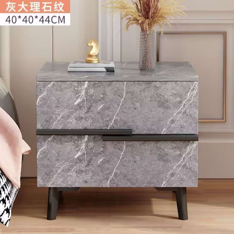 意式轻奢床头柜简约家用卧室收纳