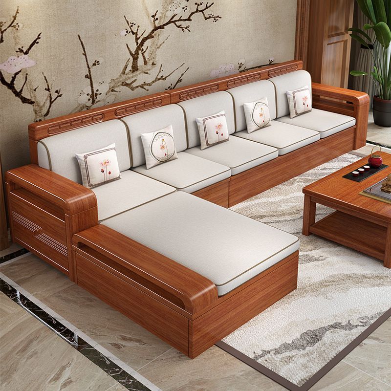 胡桃木实沙发冬夏两用家中式小户