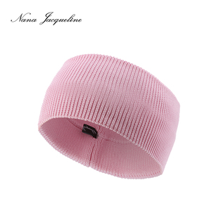 百搭显脸小高颅顶透气头巾 NanaJacqueline宽边针织发带女新品