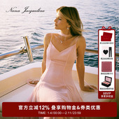 徐如蓝同款 NanaJacqueline飘纱蝴蝶结连衣裙长裙优雅千金约会