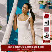 性感短裙 连衣裙女新款 程潇同款 NanaJacqueline鱼骨收腰背心式