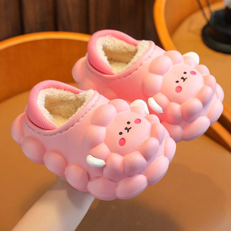 超轻EVA儿童棉拖鞋冬季加