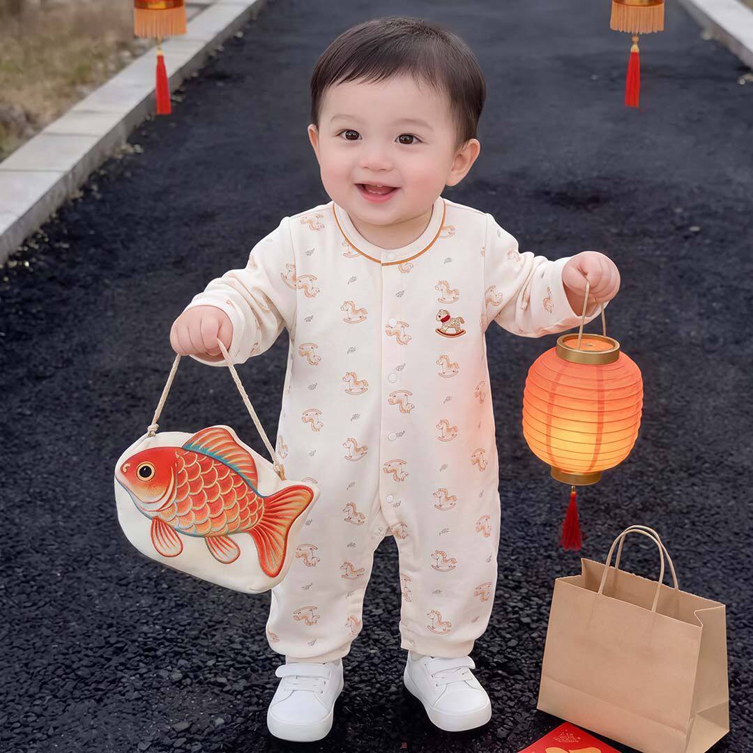 新生婴儿衣服春秋宝宝纯棉连体衣a类婴幼儿长袖哈衣外出爬服超萌