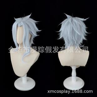 博士多托雷原神cosplay假发wig至冬愚人众高温线少年款造型假发