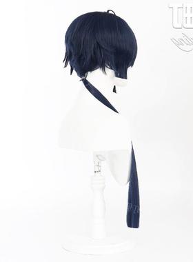 /瓦尼塔斯的手记 瓦尼塔斯 Vanitas cos假发蓝黑色 现货