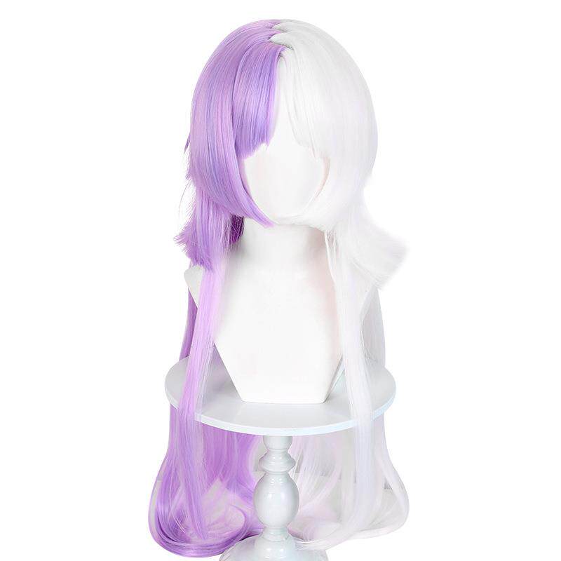 文豪野犬 第四季 西格玛 双拼白紫色长发 cosplay动漫假发