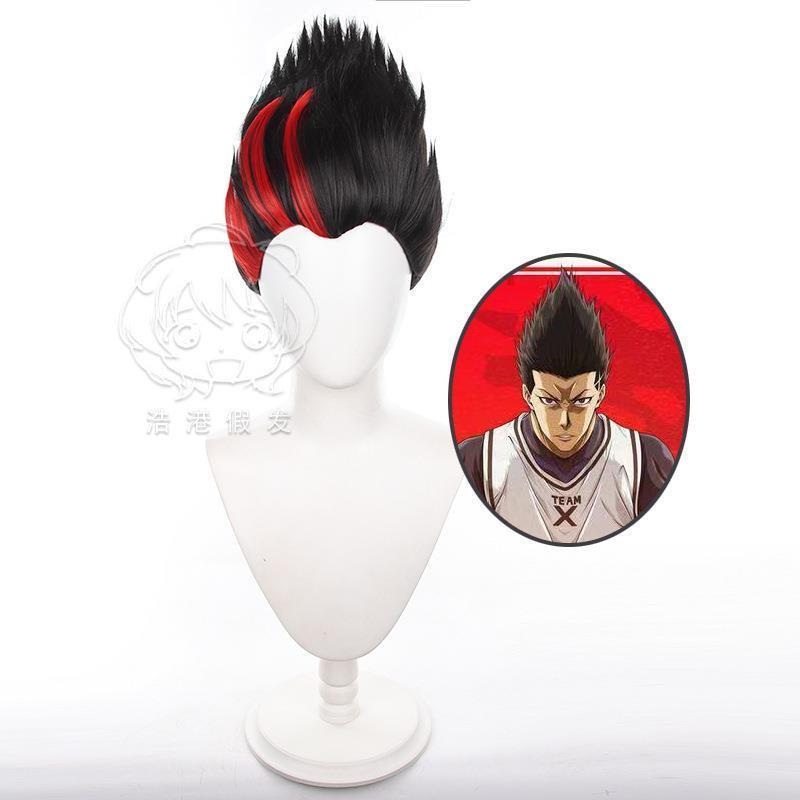 蓝色 马狼照英cos假发 英尤伯斯时期cosplay动漫假发