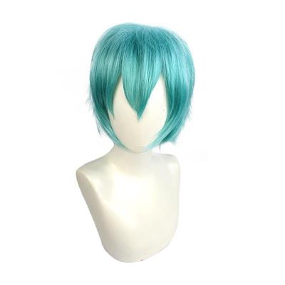 恋爱战争 初音男版vocaloid 水蓝色cos假发mikuo刀剑乱舞一期一振