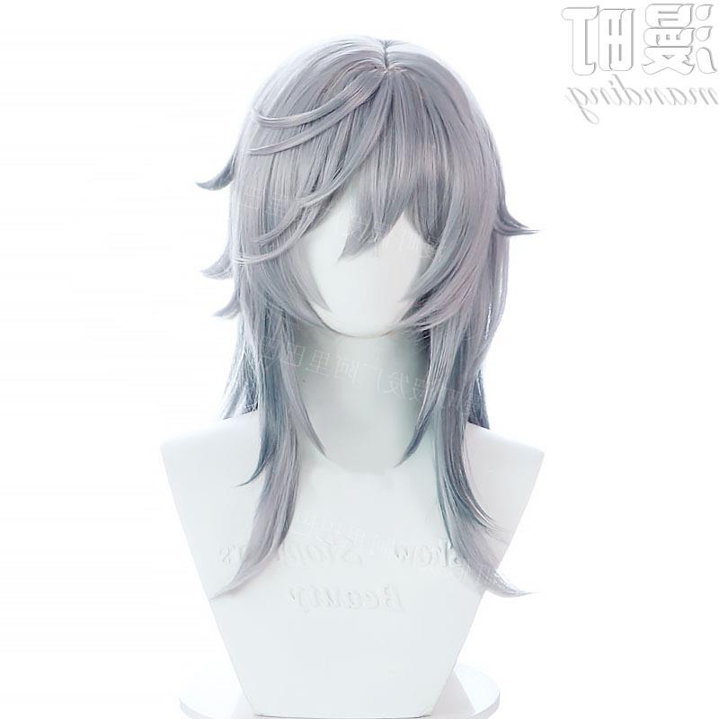 崩坏：星穹铁道 星期日 cos假发 仿真头皮顶 混色渐变