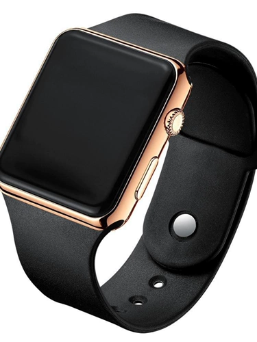 Модные креативные квадратные тонкие электронные часы, электронная лента, новая коллекция