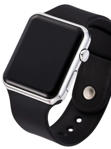 Модные креативные квадратные тонкие электронные часы, электронная лента, новая коллекция