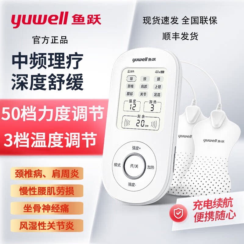 中频脉冲理疗仪全身家用颈椎腰部多功能经络疏通电疗仪按摩器配件图片