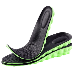 真皮牛皮增高鞋垫黑色男款全掌隐形内增高艾草防臭女增高垫不累脚