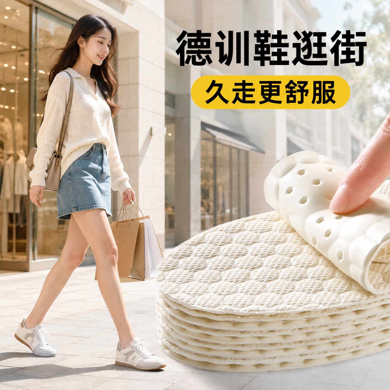 德训鞋专用专用超薄天然乳胶鞋垫