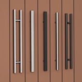 加厚不锈钢把手玻璃门拉手对开实木门把手对装 推拉办公室大门把手