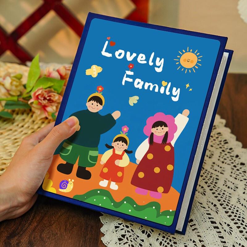 儿童成长纪念册3寸4宝宝照片收纳5寸6影集大容量家庭相册本五厂家