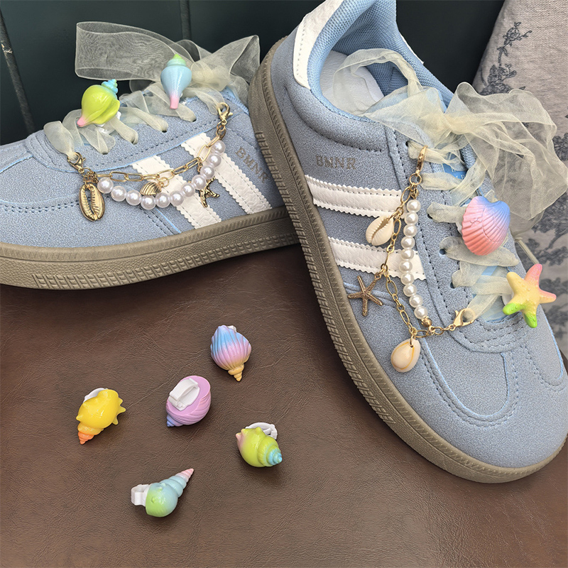 波西米亚海洋风鞋带扣配饰可拆卸