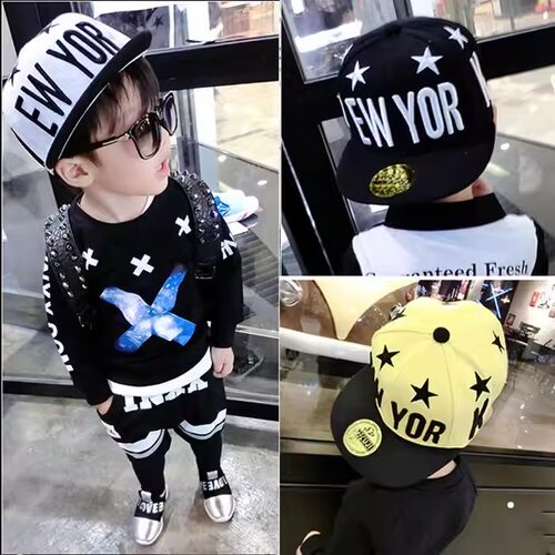 儿童帽子男春秋遮阳帽韩