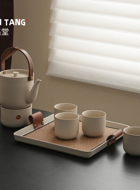 宜集堂TeaSong中古整套茶具套装家用客厅喝茶轻奢高档陶瓷泡茶壶