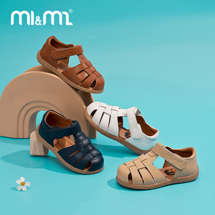 宝宝凉鞋 m1m2西班牙童鞋 新款 包脚防滑透气 夏季 复古镂空儿童沙滩鞋