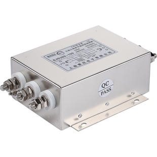 赛纪交流三相220V电源滤波器380V 抗干扰SJS360 SJS460-10A20A30A
