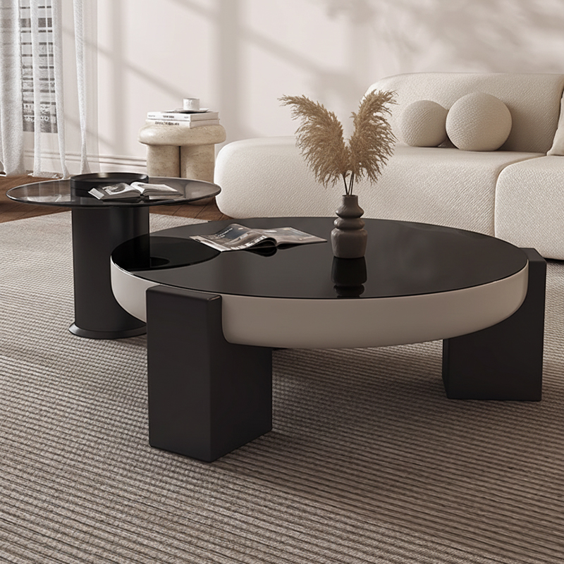 顶匠2026新款玻璃台面茶几