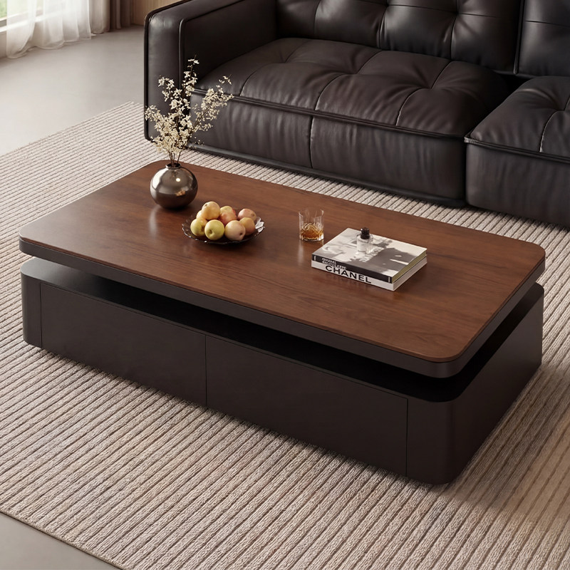 2026款中古风茶几客厅家用小户型意式极简高级感长方形网红小桌子,住宅家具,茶几,淘宝优惠券,粉丝福利购,淘宝优惠卷