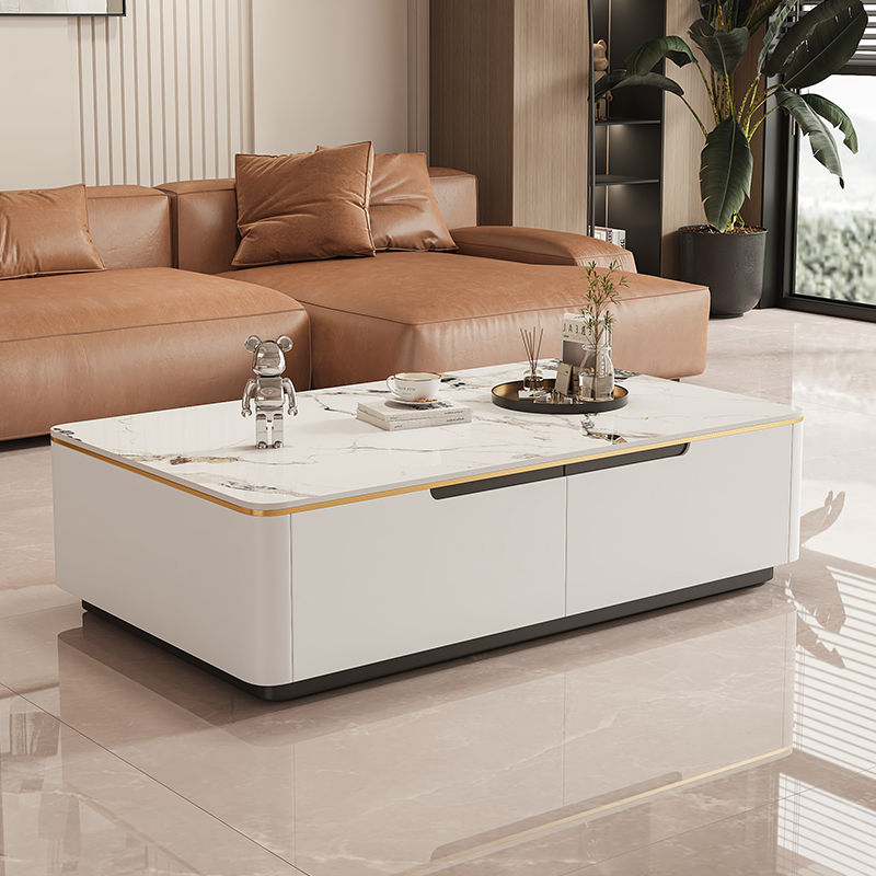 岩板轻奢高级客厅家用茶几