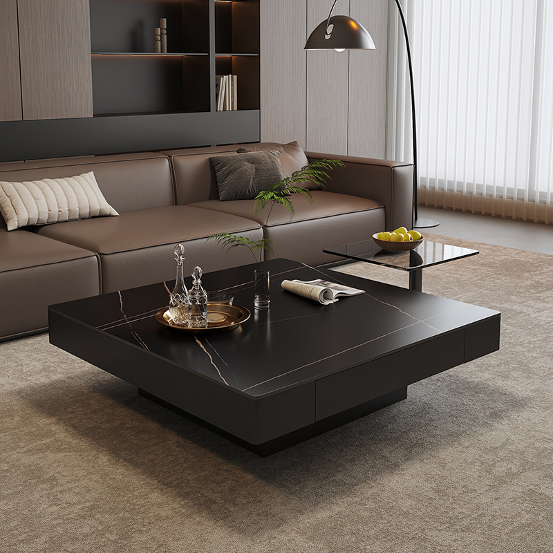 顶匠大师设计简约意式高级感茶几